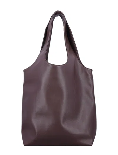Apc A.p.c. Ninon Small Tote Bag In Brown