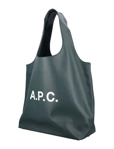Apc A.p.c. Ninon Small Shopper Bag - Synthetic - Green In Green