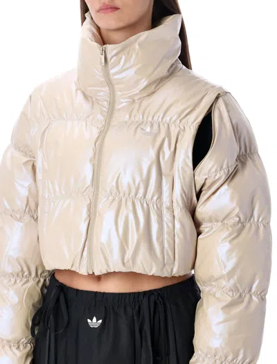 Adidas Originals Glossy Cropped Puffer
