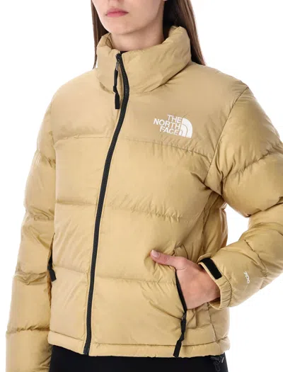 The North Face 1996 Retro Nuptse Khaki Stone Down Jacket In Neutral