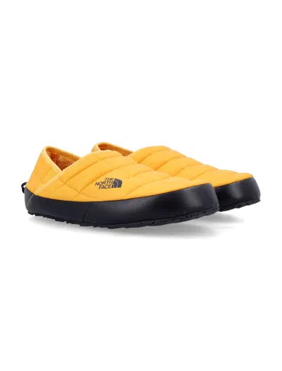 The North Face Thermoball V Traction Mules In Yellow