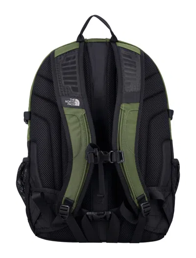 The North Face Backpack With Front Zip Pocket And Bungee Cord System In Green
