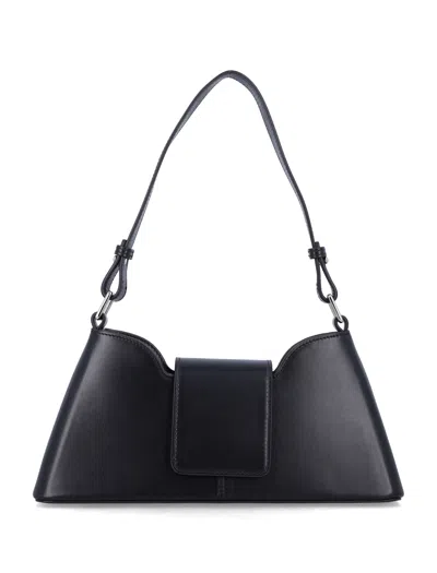 Justine Clenquet Marla Bag Leather Balck In Black