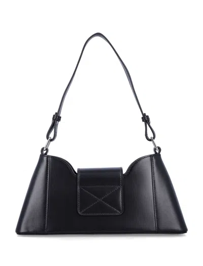 Justine Clenquet Marla Bag Leather Balck In Black