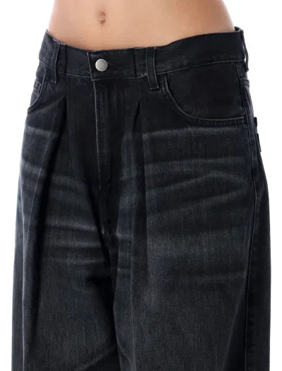 Haikure Candy High-rise Wide-leg Jeans In Black