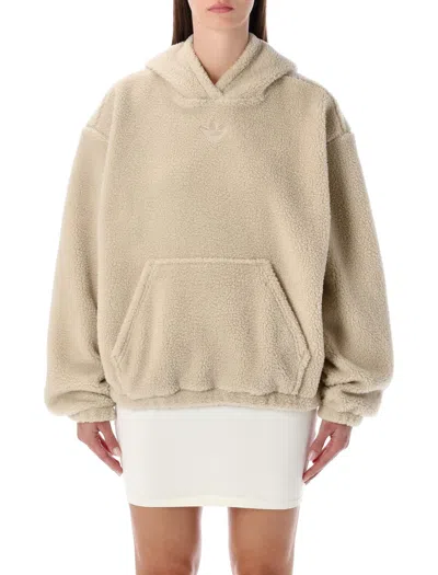Adidas Originals Beige Teddy Hoodie