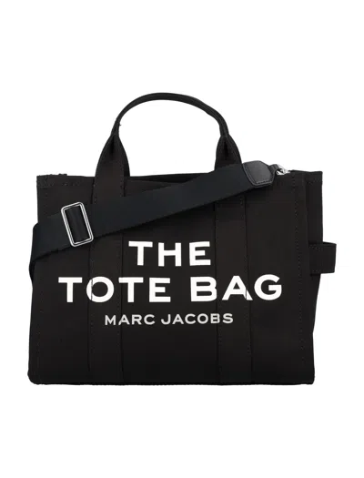 Marc Jacobs The Medium Canvas Tote Bag In Black