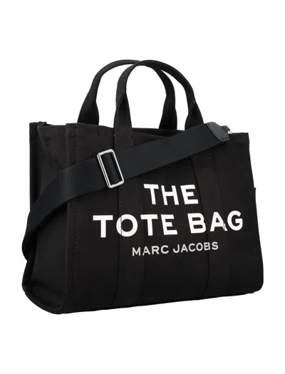 Marc Jacobs The Medium Canvas Tote Bag In Black