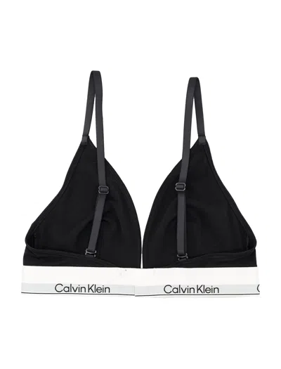 Calvin Klein Lightly Lined Triangle In Black