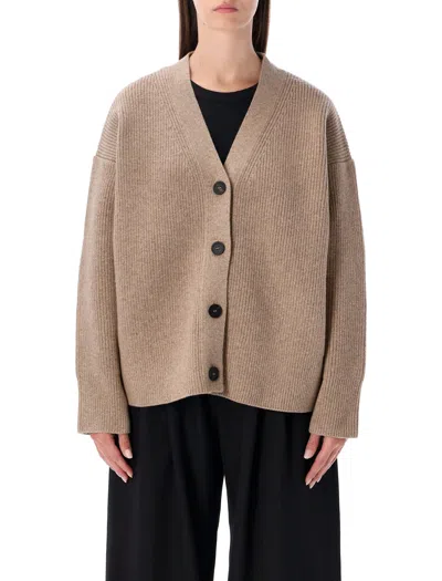 Studio Nicholson Whitt Merino Wool Cardigan In Brown