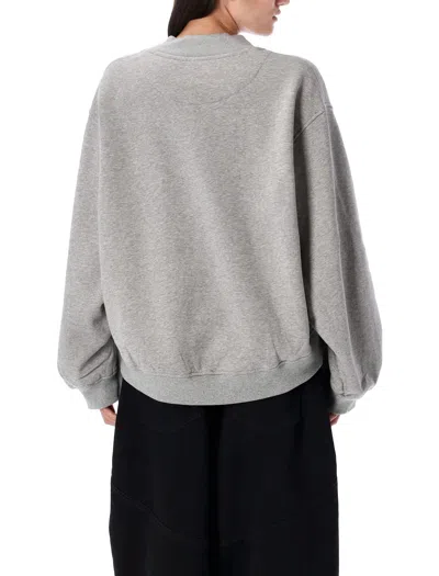Attico Sweatshirt In Gray