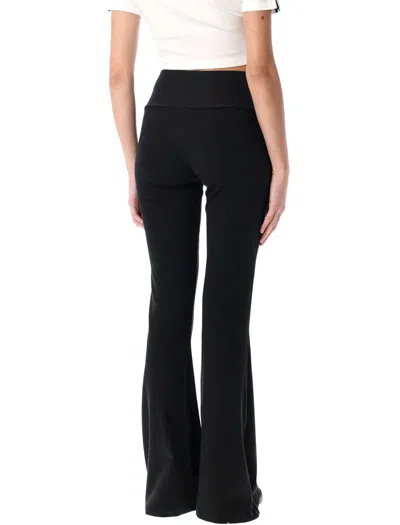 Adidas Originals Adicolor Three Stripe Flared Leggings In Black In Black