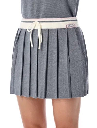 Casablanca Tennis Skirt In Gray