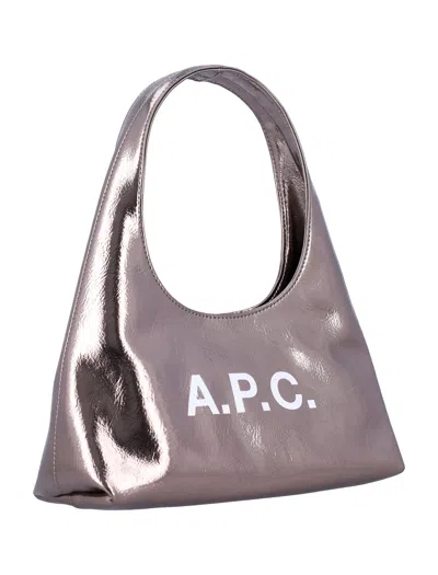 Apc A.p.c. Baby Ninon Shoulder Bag In Neutral