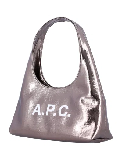 Apc A.p.c. Baby Ninon Shoulder Bag In Neutral