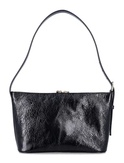 Apc Vera Textured Shoulder Bag With Adjustable Strap In Black