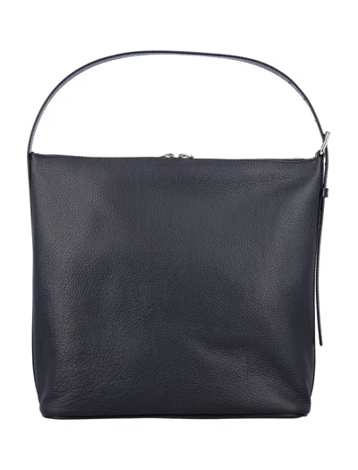 Apc A.p.c. Vera Leather Bag With Adjustable Strap In Black