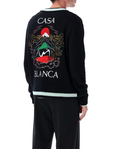 Casablanca Men's Casa Mountain Cardigan In Black