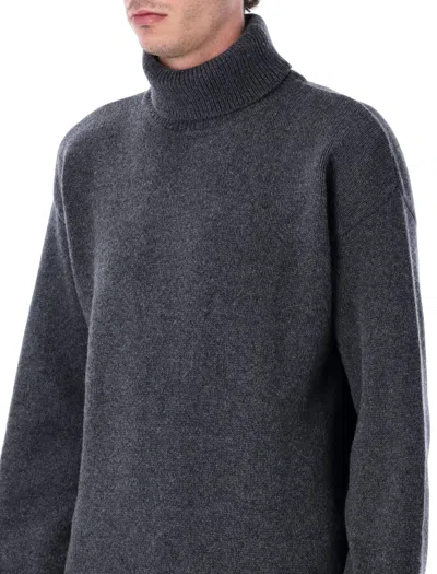 Colorful Standard Recycled Merino Wool Turtleneck In Gray