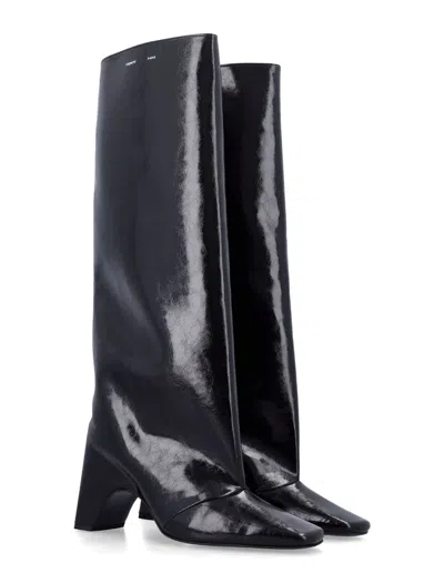 Coperni Women Bridge Leather Boot In Black