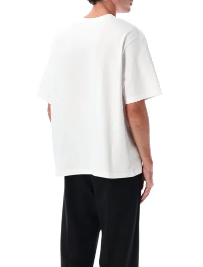 Casablanca White Dragonfly Floral Oversized T-shirt In Neutral