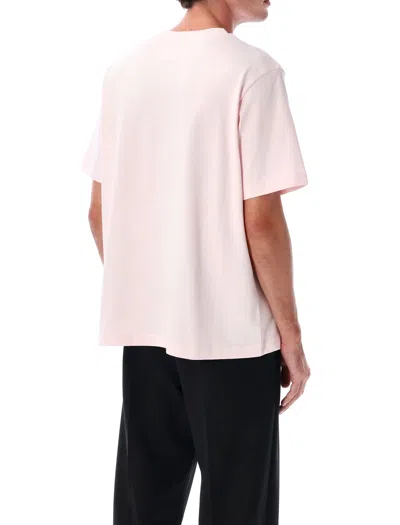 Casablanca Casa Way Orange Mascot Short Sleeve T-shirt In Pink