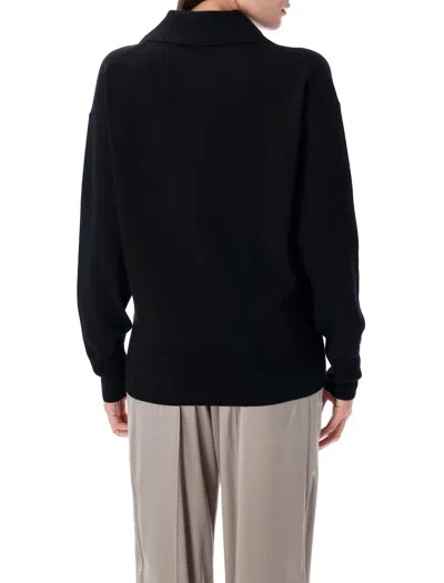 Tom Ford Cashmere Polo Shirt/sweater In Black