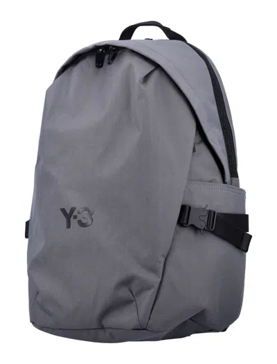 Y-3 Grey Cordura Staple Backpack In Gray