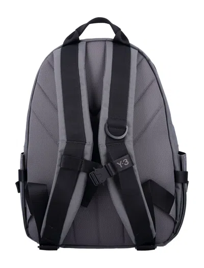 Y-3 Grey Cordura Staple Backpack In Gray
