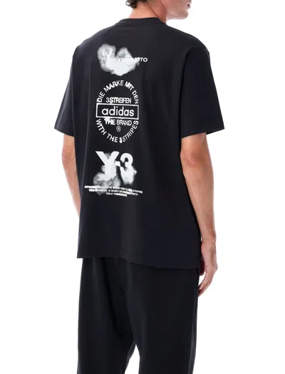 Y-3 Graphic Short Sleeves T-shirt In Black