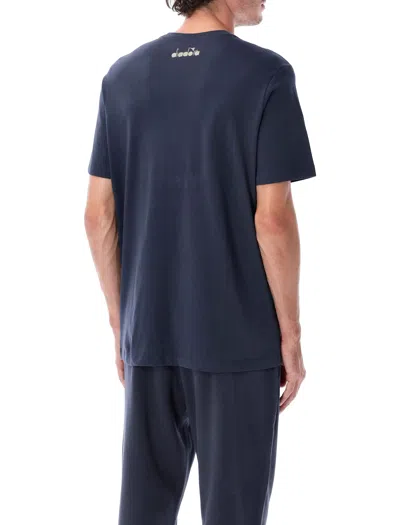Diadora Heritage T Shirts And Polos In Blue