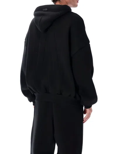 Fear Of God Athletics Half-zip Hoodie In Black