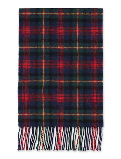 Polo Ralph Lauren Check Wool Scarf In Multi