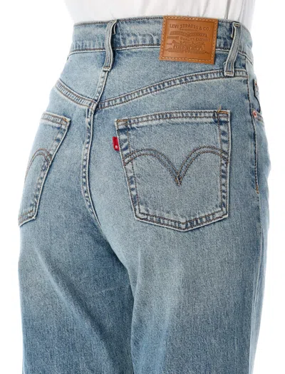 Levi's Ribcage Straight Ankle Jeans In Blue