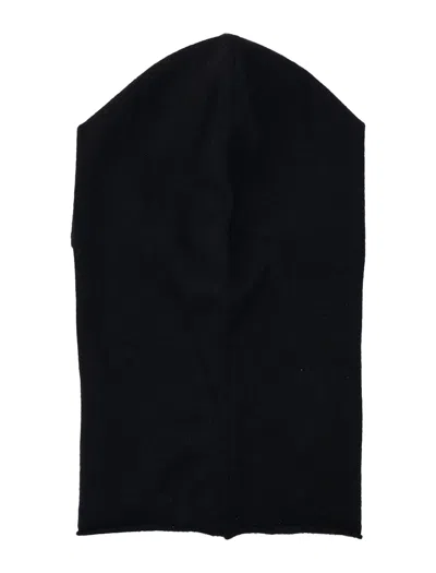 Extreme Cashmere Fitted Black Balaclava With Minimalist Design In Black