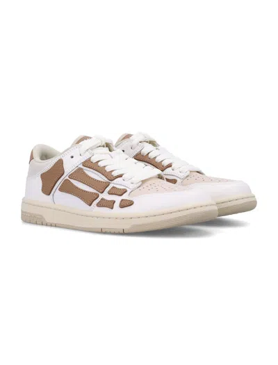 Amiri Rubber Sole Low Top Sneakers In Brown