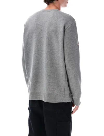 Patagonia Long Sleeve Cotton Blend Logo T-shirt In Gray