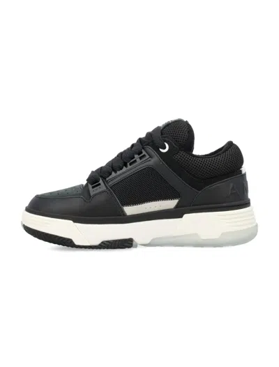 Amiri Low Top Sneakers Contrast Sole Design In Black