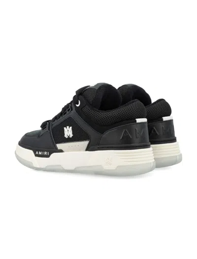 Amiri Low Top Sneakers Contrast Sole Design In Black