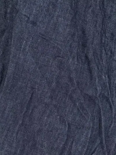 Daniela Gregis High Neck Long Sleeve Top For Casual Wear In Blue