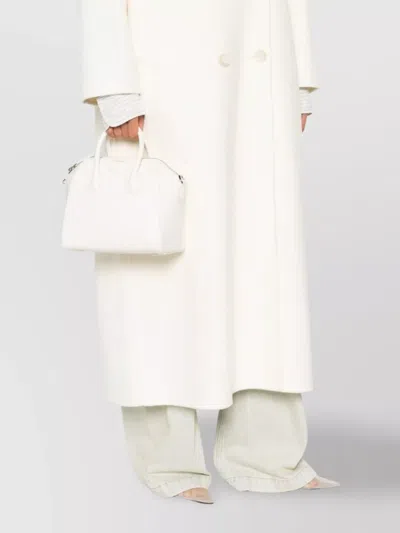 Givenchy Structured Clutch Bag Top Handles In White