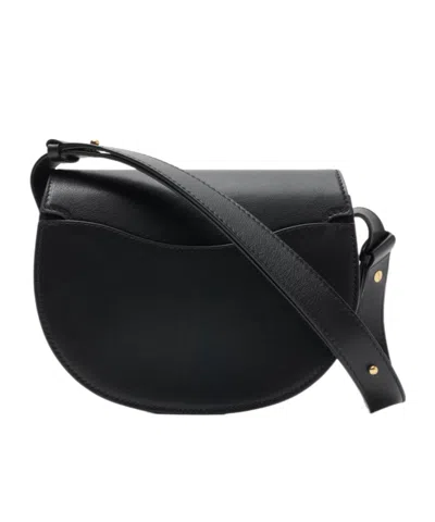 Burberry Small Bridle Logo Leather Crossbody Bag In Brown