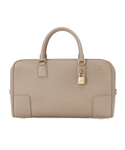 Loewe Double Zipper Shoulder Bag In Orange