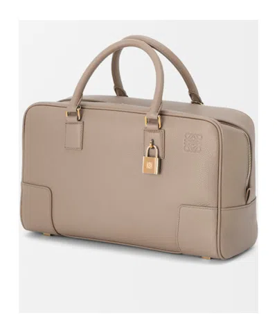 Loewe Double Zipper Shoulder Bag In Orange