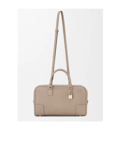 Loewe Double Zipper Shoulder Bag In Orange