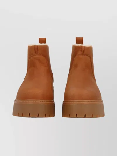 Timberland Ankle Boots With Lug Sole And Pull Tab In Multi