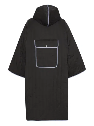 Henrik Vibskov Reversible Hooded Parka In Blue