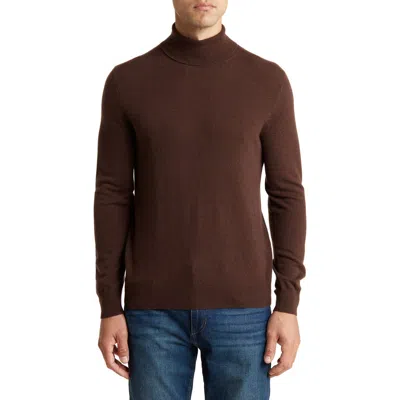 Amicale Turtleneck Cashmere Sweater In Brown