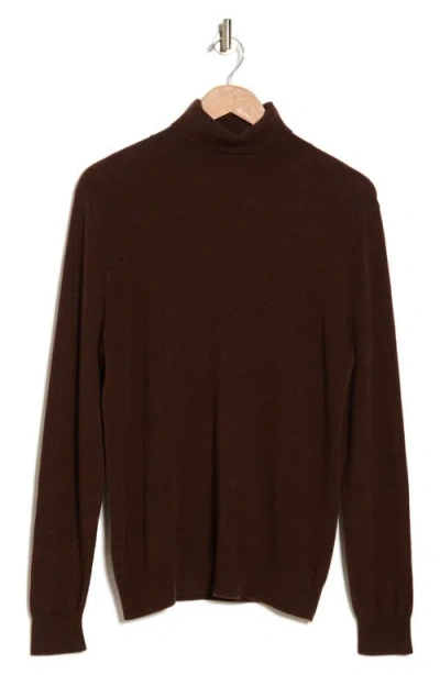 Amicale Turtleneck Cashmere Sweater In Brown