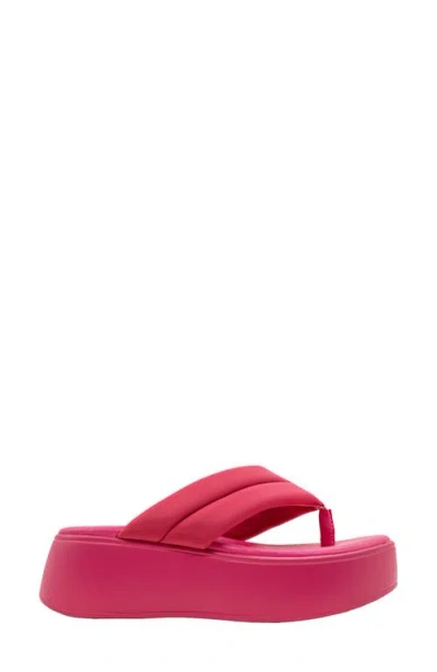 Volatile La Paz Water Resistant Platform Flip Flop In Pink